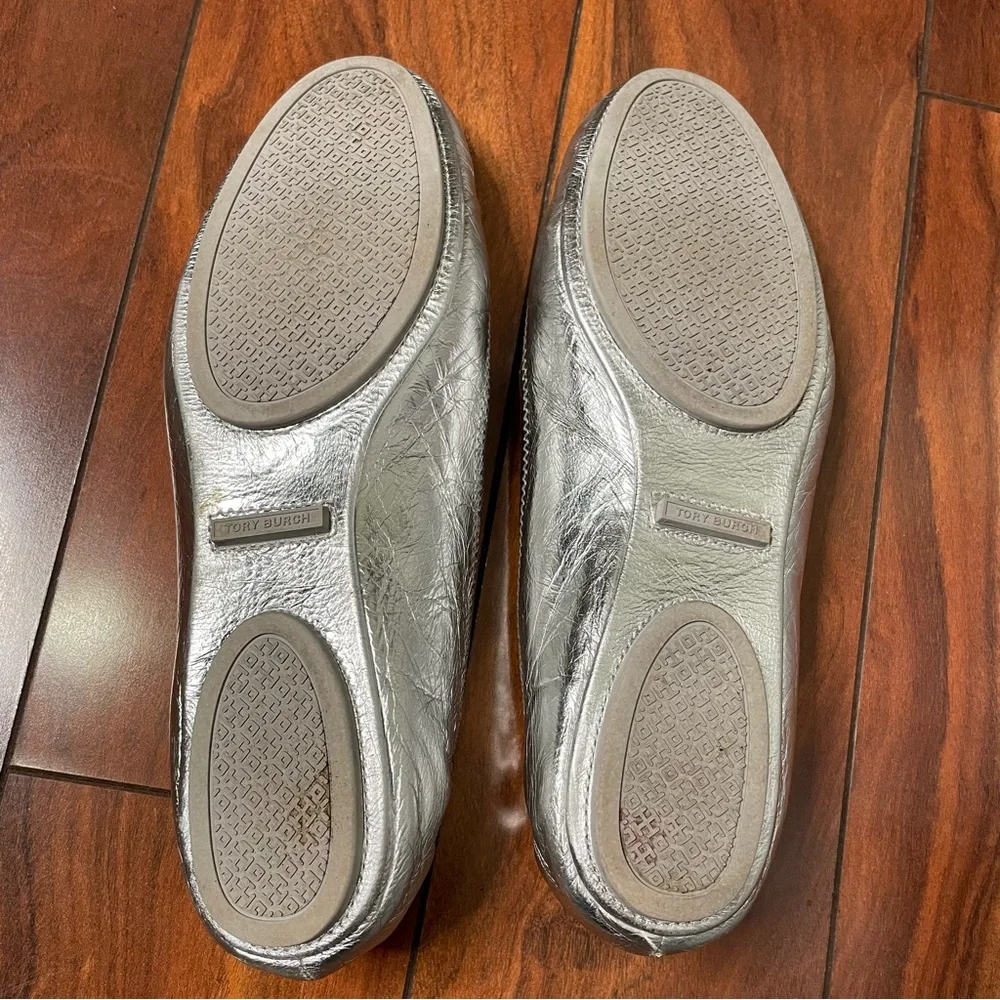 Tory Burch silver metallic